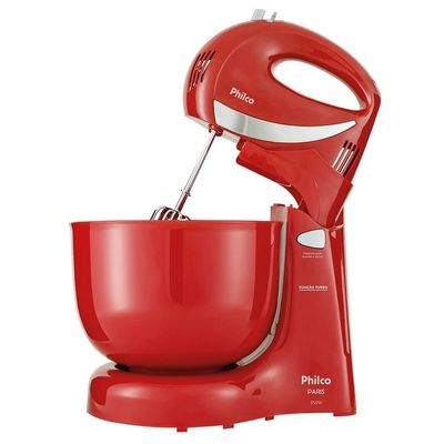 Batedeira Philco Paris Vermelha 350W 110V