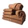 Jogo de Toalhas 12pcs - 4 Banhos 4 Rosto 4 Tapetes Br+Mr