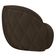 Poltrona Decorativa Para Sala Living Olimpo M03 Veludo Marrom - Lyam Decor