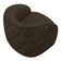 Poltrona Decorativa Para Sala Living Olimpo M03 Veludo Marrom - Lyam Decor