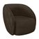 Poltrona Decorativa Para Sala Living Olimpo M03 Veludo Marrom - Lyam Decor