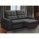 Sofá Retrátil Reclinável Para Sala 3 Lugares 230cm Vincent F04 Veludo Cinza Escuro - Lyam Decor