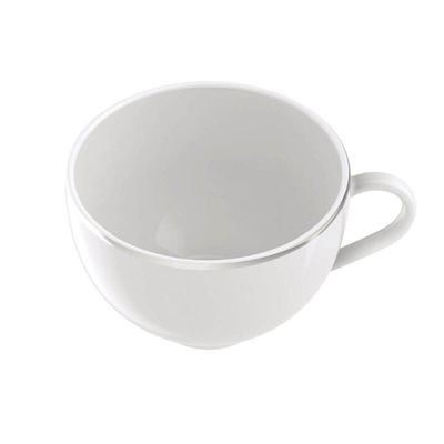 Xícara e Pires de Chá Café 185ml Tramontina Atena Porcelana
