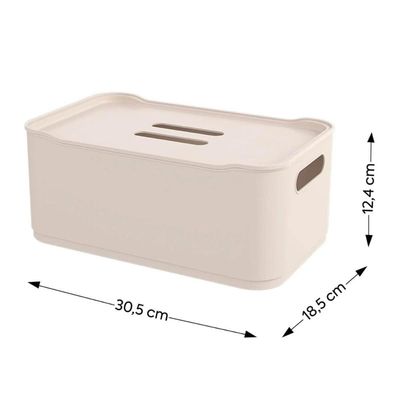 Cesta Organizadora Fit Grande 5,6L Coza Fit Plástico Light