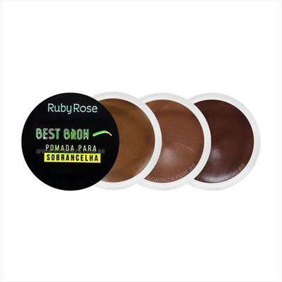 Ruby Rose Hb8400 Best Brown Pomada Para Sobrancelha 3,3g Light
