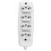 Tomada Em Barra Quadrupula 2p 10a 250 Volts Branca - 26340 Ilumi Tomara Quadrupla 2p+t 10a 250v Branca 26340 Ilumi