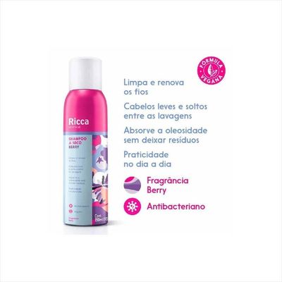 Ricca Shampoo A Seco Berry 150ml