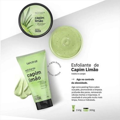 Labotrat Esfoliante Capim Limão Dia A Dia 150g