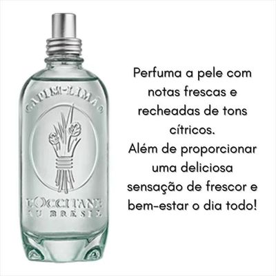 L'occitane Capim Limão Desodorante Colônia 100ml