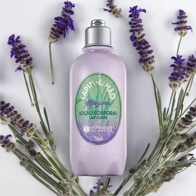 L'occitane Capim Limão Alfazema Loção Corporal Desodorante 250ml