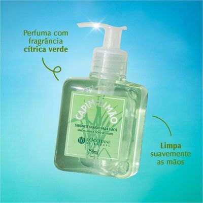 L'occitane Capim Limão Sabonete Liquido Para Maõs 250ml