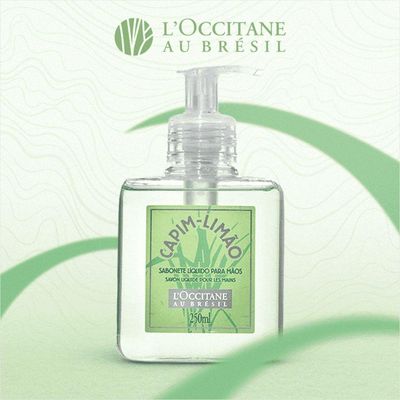 L'occitane Capim Limão Sabonete Liquido Para Maõs 250ml