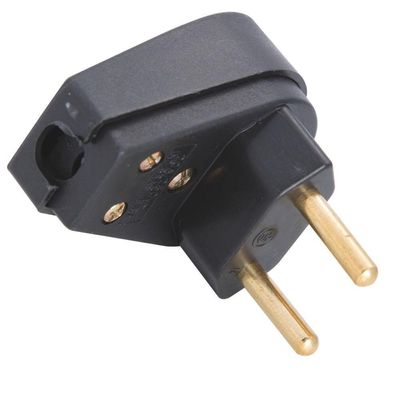 Plugue Angular Preto 2p De 20 Ampères E 250 Volts - 57403109 - Tramontina