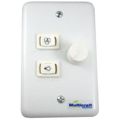 Controle Para Ventilador De Teto Com Chave Liga E Desliga Para Lâmpada Bivolt - 80340 - Multicraft