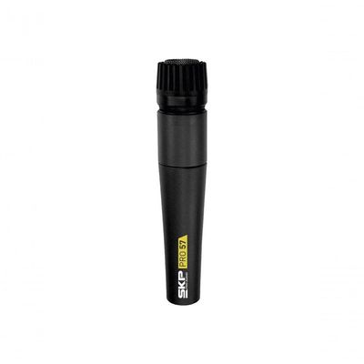 Microfone Com Fio Profissional, Acompanha Cabo 5 Metros Pro-57