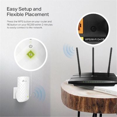 Repetidor Tp-link Ac750mbps 3ant Internas Re200