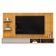 Painel Ripado TV 60 Pol com Bancada Suspensa 179cm Joan D05 Cedro Bali - Lyam Decor