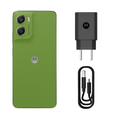 Smartphone Motorola Moto G06 256GB - Verde, 12GB (4GB RAM +8GB RAM Boost), Câmera 50MP e Tela 6,9"