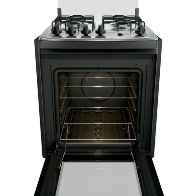 Fogão 4 Bocas Embutir Dako Supreme Mesa De Inox Preto Bivolt