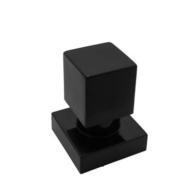 Kit Chuveiro Ducha Quadrado Articulável Preto Fosco + Acabamento Registro Pressão E Gaveta Abs