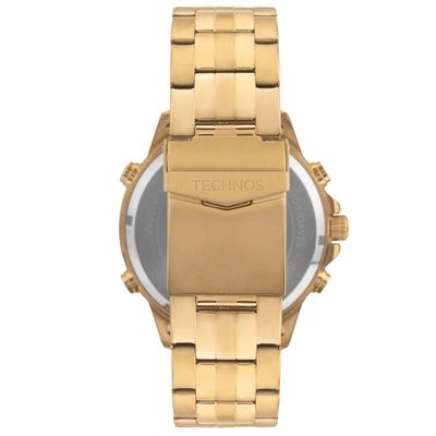 Relógio Technos Masculino Digitech Dourado Bj4130aa/1p