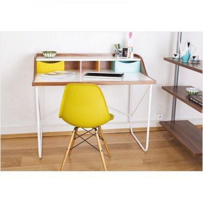 Cadeira Eiffel Charles Eames ABS Base de Madeira Dsw