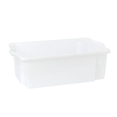 Kit 3 Caixas Para Cozinha Empilháveis 24,5l Branco