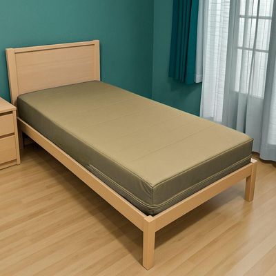 Capa Impermeável Para Colchão Casal Feita Em Napa Hospitalar 138x188x18cm - Bege