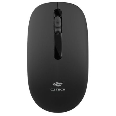 Mouse Wireless C3tech M-w15bk, 1200dpi, 2.4ghz, Sensor óptico - Preto