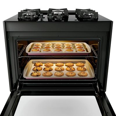 Fogão 5 Bocas Embutir Dako Supreme Mesa De Vidro Bivolt - Preto Preto