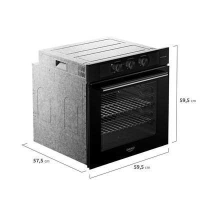 Forno De Embutir Elétrico Dako Supreme 80L Analógico Preto 220V