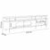 Rack Para Sala de Estar TV 85 Pol Orgânico Sâmia B01 Off White Castanho - Lyam Decor