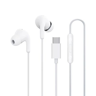 Fone De Ouvido Com Fio Usb Tipo-C Xiaomi Branco
