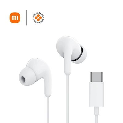 Fone De Ouvido Com Fio Usb Tipo-C Xiaomi Branco