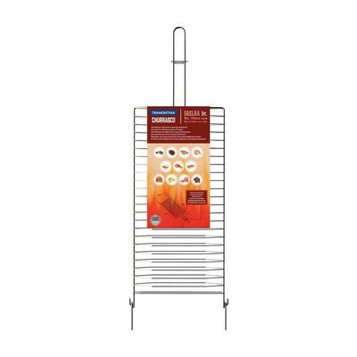 Grelha Tramontina Churrasco 31x18cm Em Aço Inox