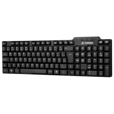 Teclado Fortrek Skl106-fk325k Usb Abnt2 1,45m ? Preto