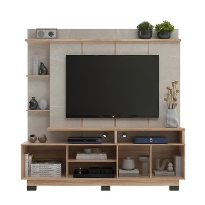 Home Para Tv 65 Polegadas 2portas Ho4200 Carvalho Oak Petra Decibal Carvalho Oak petra