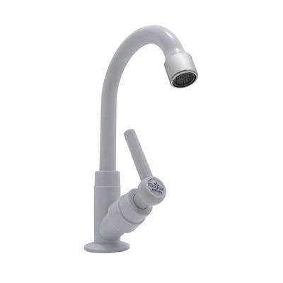 Torneira Pia Lavatório Mesa Bica Móvel Branco 1/4v Abs