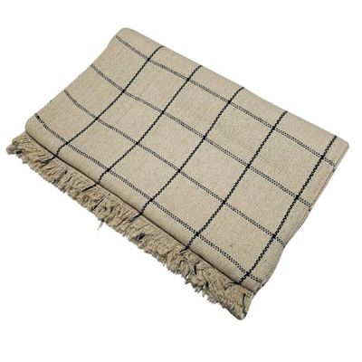 Manta Para Sofá Grande Gigante 2 E 3 Lugares 2,40x1,80 Decorativa Tecido Macio Sofa Cama Na Promoção Areia-preto