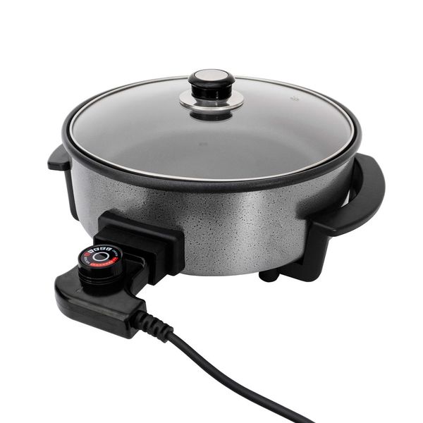 Panela Elétrica Agratto Mangiare APER01I-02 Preta Redonda 30CM 1500W 220V Panela Elétrica Agratto Mangiare APER01I-02 Preta Redonda 30CM 1500W 220V