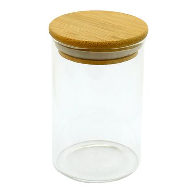 Pote 250ml com tampa bambu 12569 Imporient