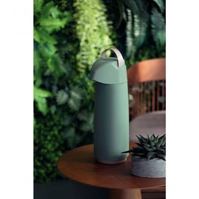 Garrafa Térmica Tramontina Exata Verde Com Ampola De Vidro 1,8 Litros