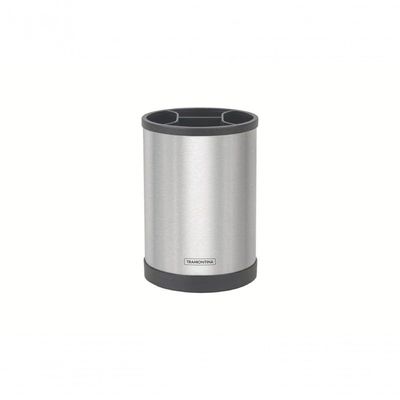 Porta-utensílios Giratório Em Aço Inox Tramontina