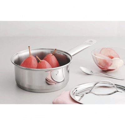 Panela Tramontina Professional 20cm Em Aço Inox Com Detalhe Satinado