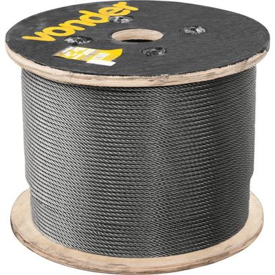 Cabo De Aço Af 1-8" Alma De Fibra 6x7 Galv C- 500m Vonder