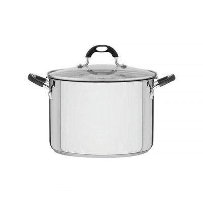 Espagueteira Tramontina Astro Silicone 24cm Em Inox Com Tampa De Vidro