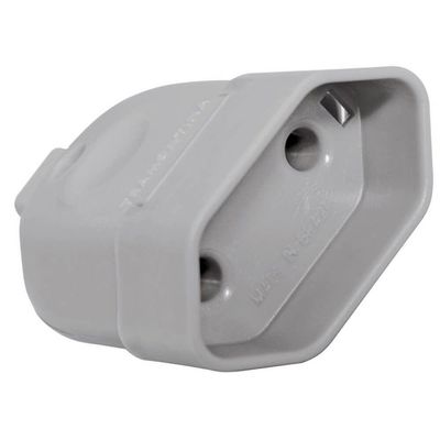 Plugue Femea 2p 10a 250v Cinza Tramontina Plugue Fêmea Cinza 2p De 250 Volts E 10 Ampères - 57401152 -tramontina