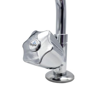 Torneira Cozinha Bica Móvel Metal Bancada Mesa Cromada Luxo