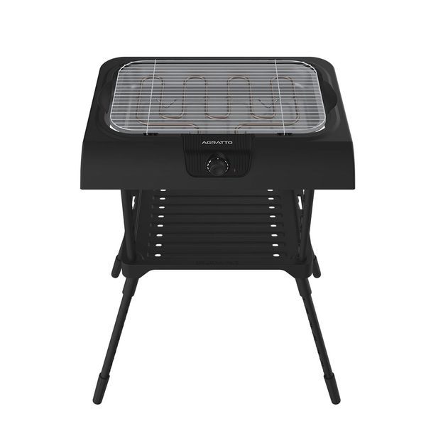 Churrasqueira Elétrica Agratto Pedestal Mr Cheff ACHP01N-02 2000W 220V