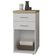 Kit 02 Gaveteiros Para Escritório Home Office 2 Gavetas Orly A02 Olmo Branco - Lyam Decor